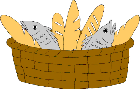 bread and fish